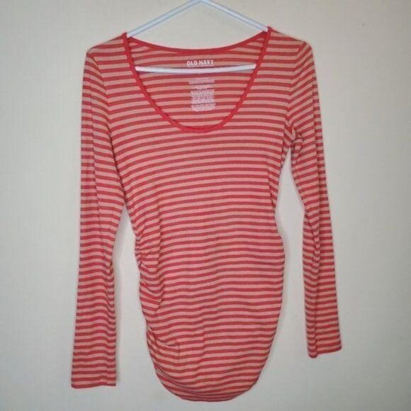 Old Navy Tops - Old Navy | Maternity Stripe Long Sleeve Top